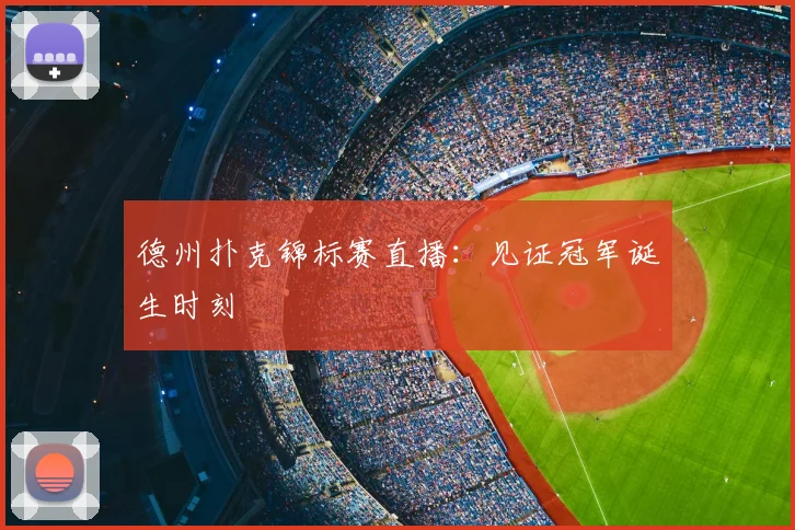 德州扑克锦标赛直播：见证冠军诞生时刻