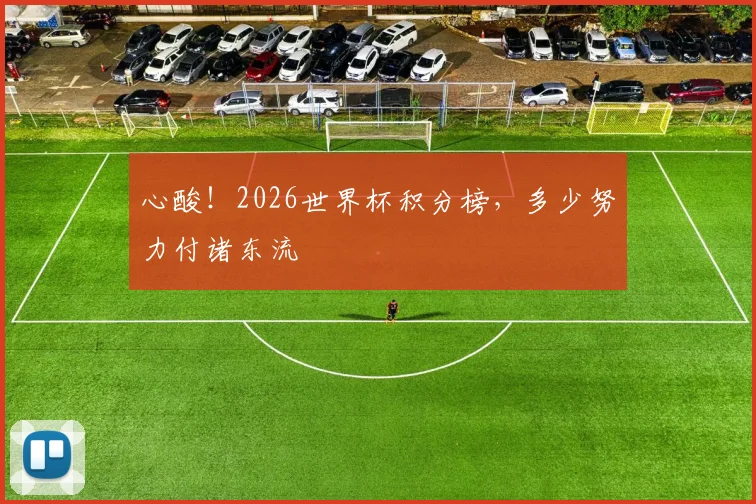 心酸!2026世界杯积分榜,多少努力付诸东流